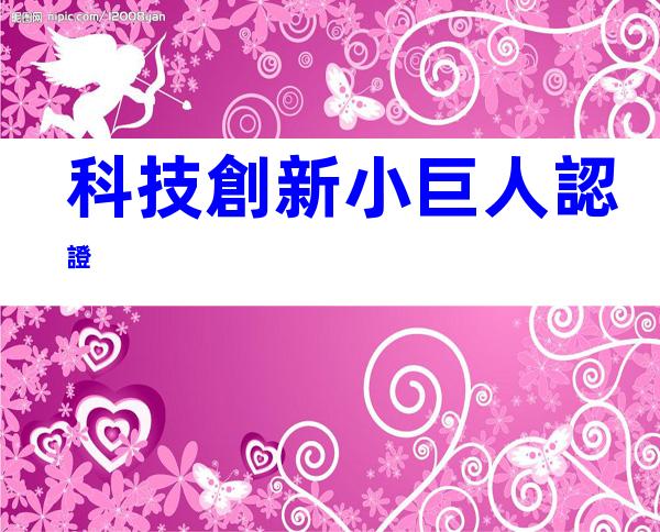 科技創新小巨人認證